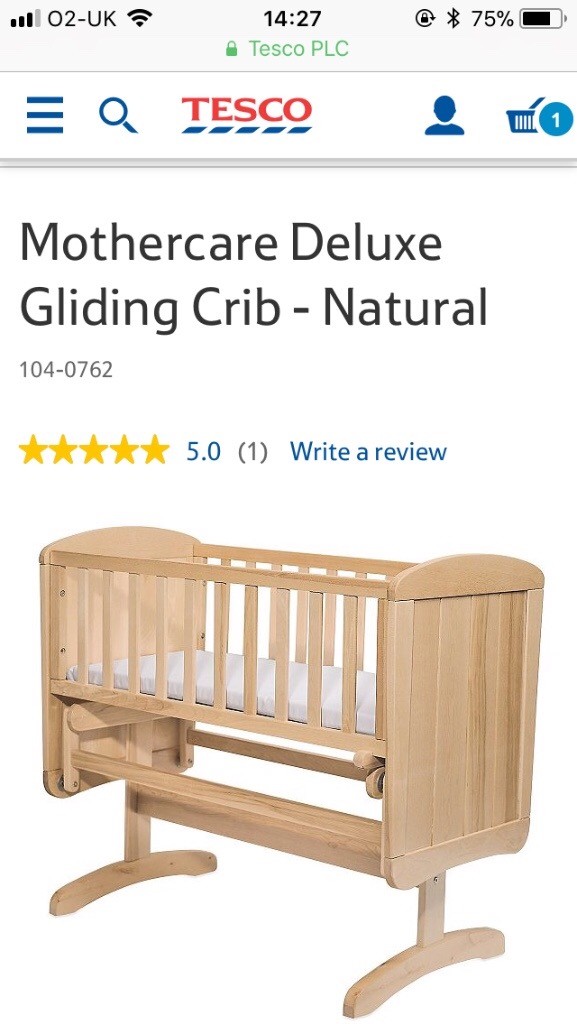 mothercare gliding crib mattress